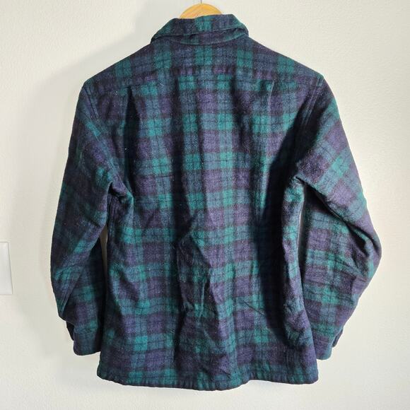 Medium Pendleton Wool Shirt – Black Watch Tartan, Size M, Made in USA - Picture 4 of 6